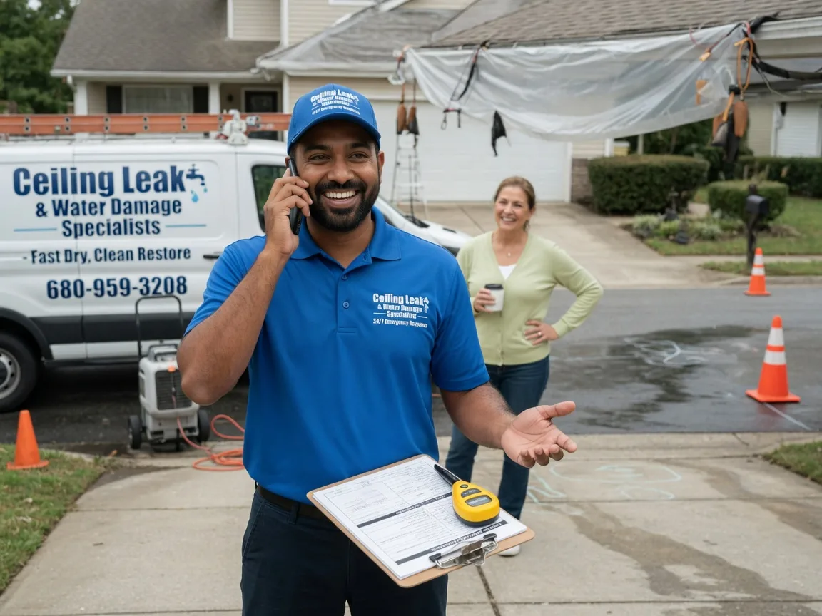 Ceiling Leak Cleanup Colbert, OK FAQs